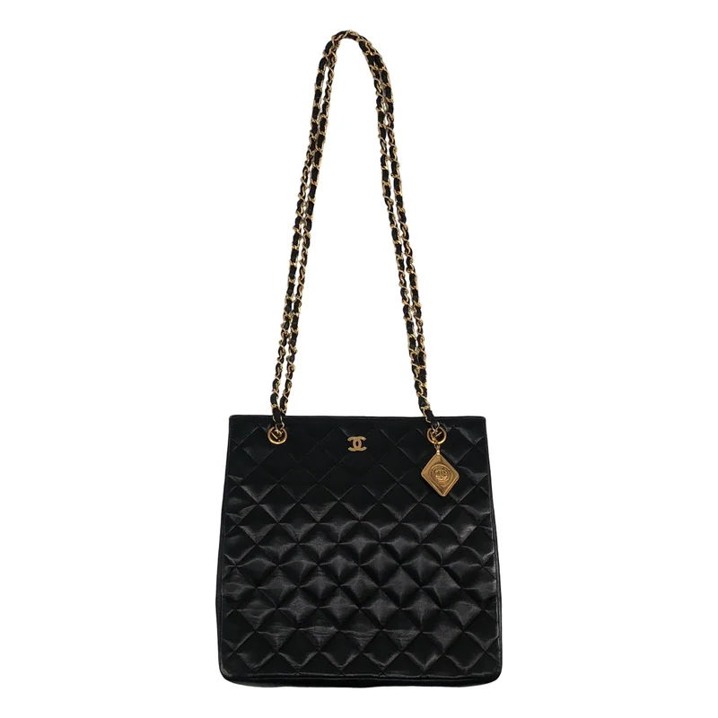 CHANEL / シャネル | キルティング マトラッセ チェーン トートバッグ |