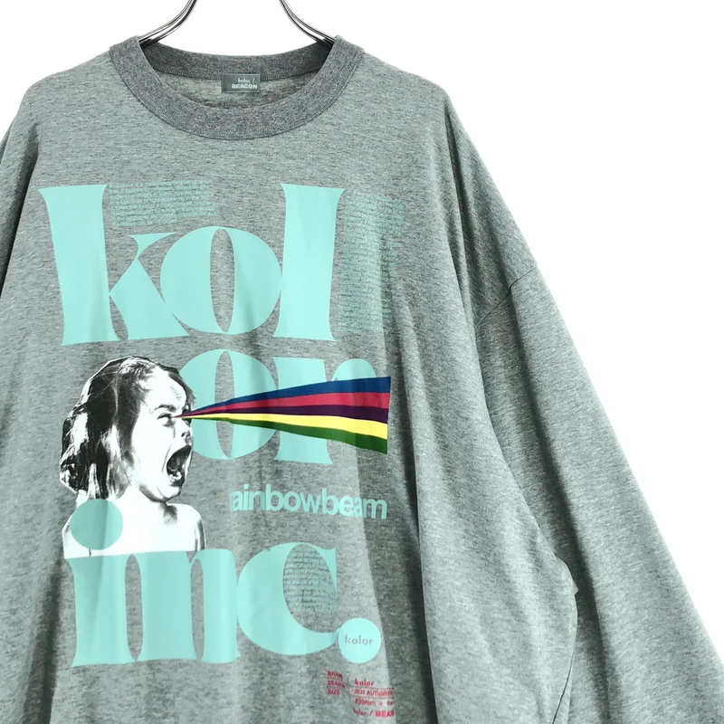 kolor BEACON / カラービーコン | rainbowbeam ロングスリーブTシャツ | 1 | メンズ