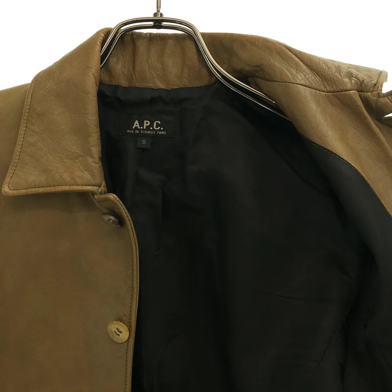 A.P.C. / アーペーセー | レザージャケット | S | レディース