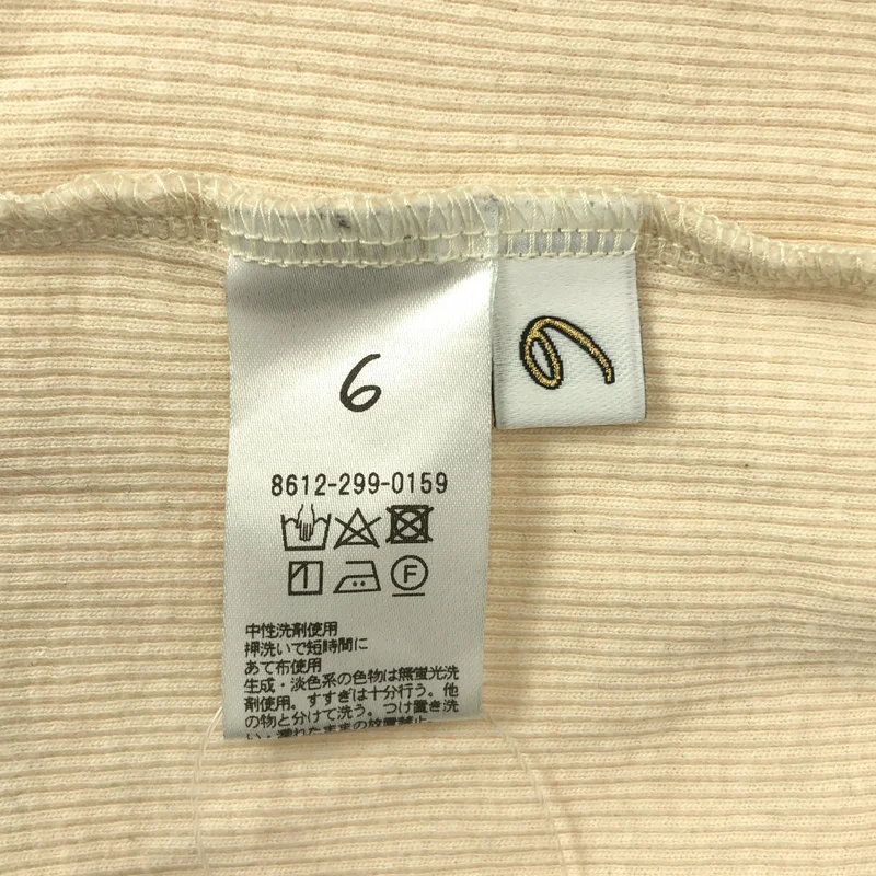 6(ROKU) / ロク | SILK HIGH NECK RIB PULLOVER / シルクネック リブ カットソー |