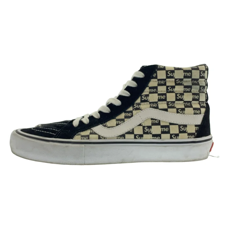 SUPREME / シュプリーム | ×Vans / Checker Logo Sk8-Hi チェッカー ロゴ スケート ハイカットスニーカー | 27.5 | メンズ