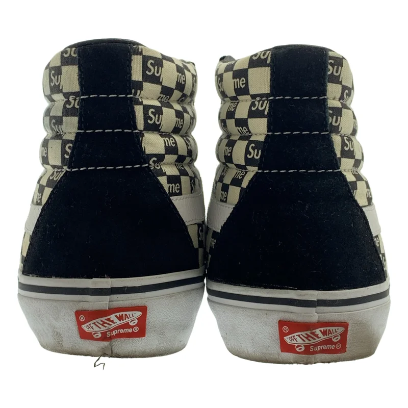SUPREME / シュプリーム | ×Vans / Checker Logo Sk8-Hi チェッカー ロゴ スケート ハイカットスニーカー | 27.5 | メンズ