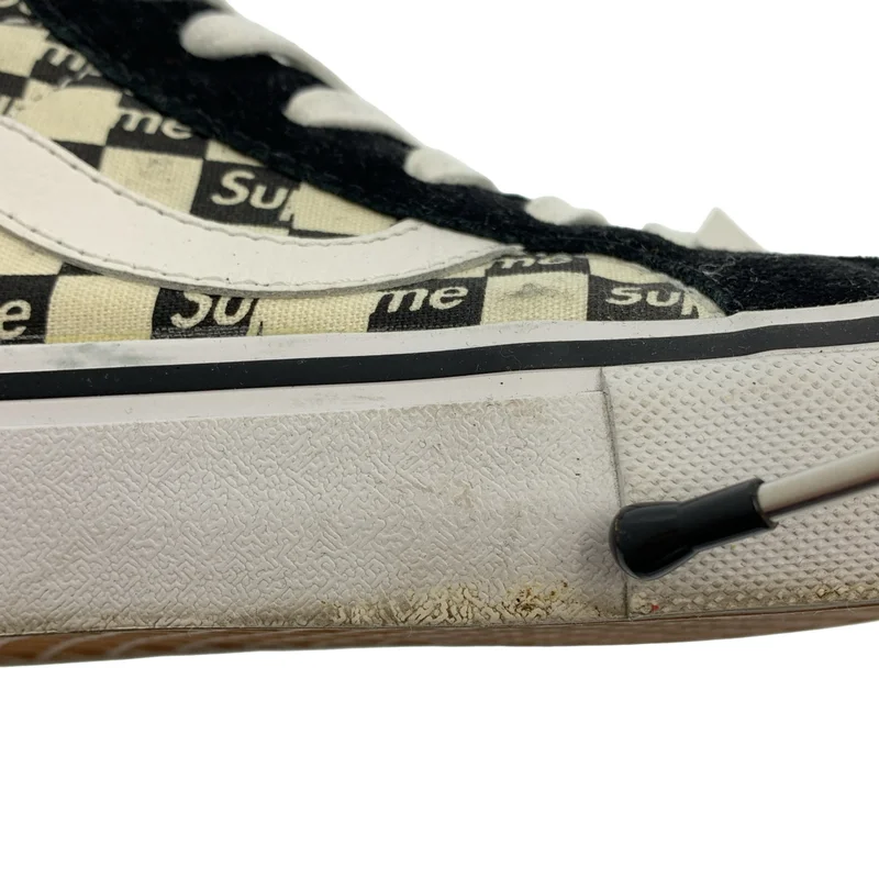 SUPREME / シュプリーム | ×Vans / Checker Logo Sk8-Hi チェッカー ロゴ スケート ハイカットスニーカー | 27.5 | メンズ