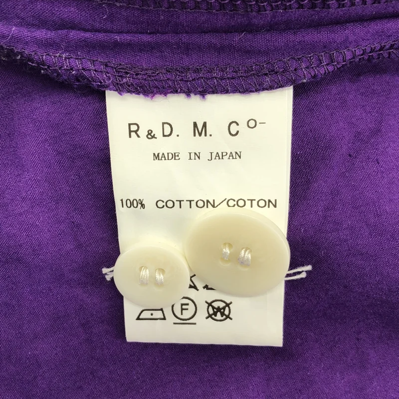 R&D.M.Co / オールドマンズテーラー | コットン ボタンフライ マリンパンツ | S | レディース