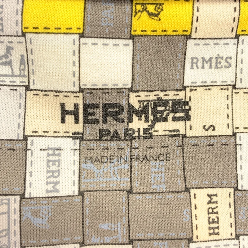 HERMES / エルメス | ボリュデュック コットン 総柄 ワンピース | 40 | レディース