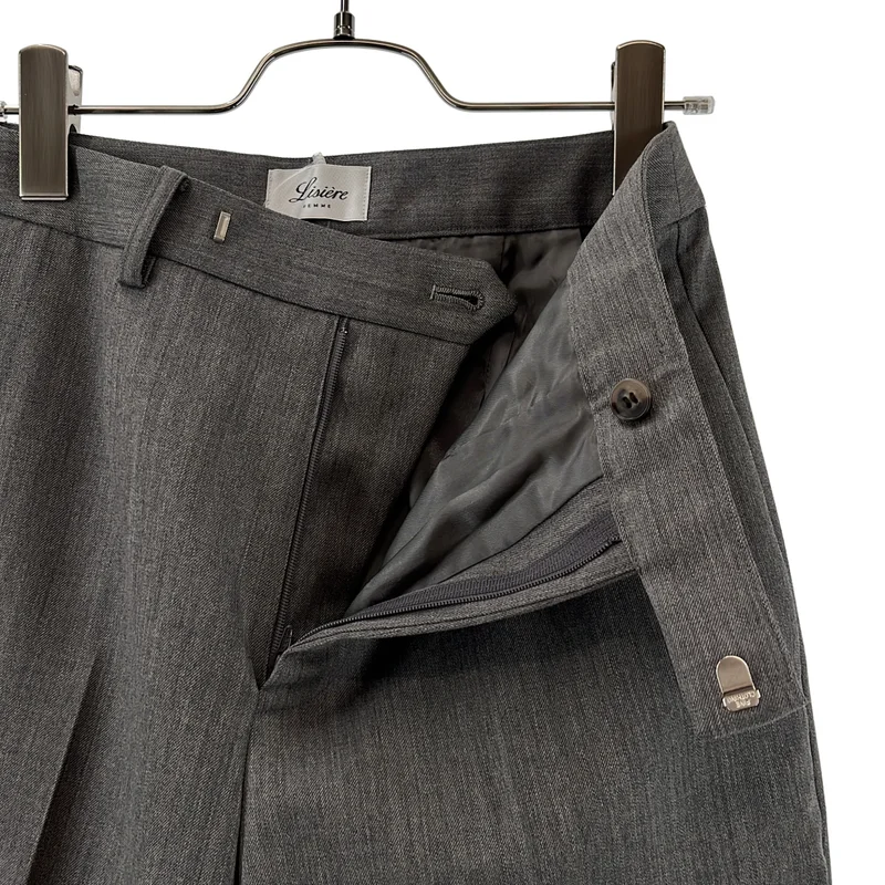 Lisiere L'Appartement / リジエールアパルトモン | Wool Gabardine Flare Pants / スラックス パンツ | 34 | レディース