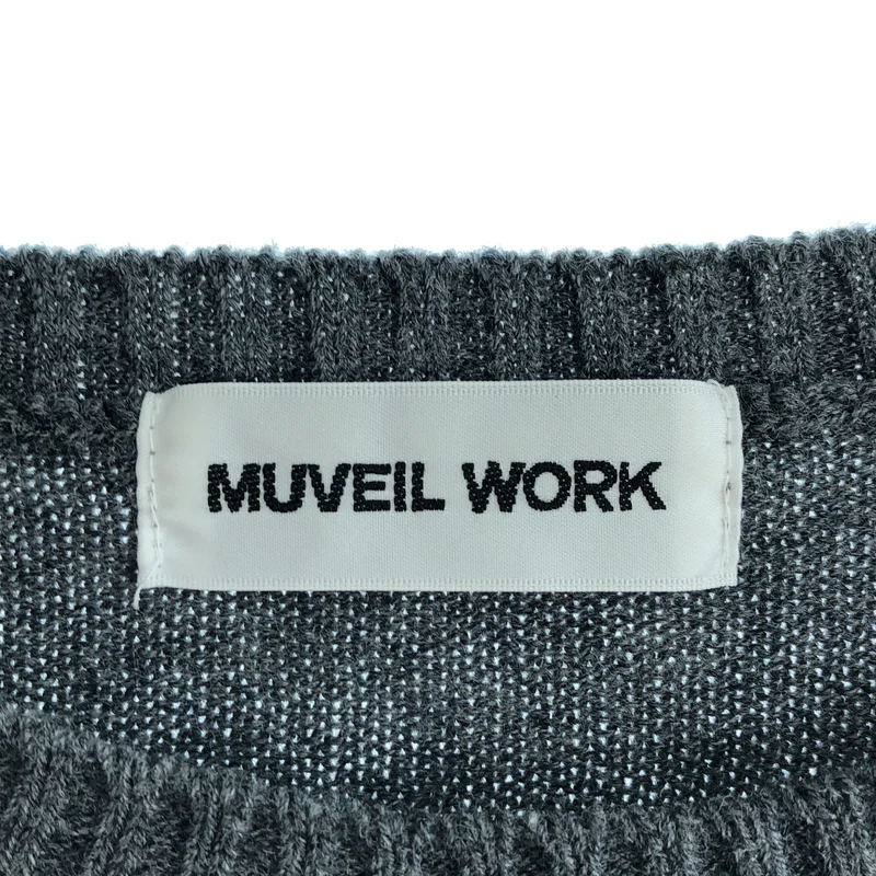 MUVEIL WORK / ミュベールワーク | × STAR WARS / ウール R2-D2 クルーネックニット | 40 | レディース