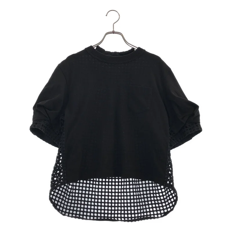 sacai / サカイ | メッシュドッキング プルオーバー 24-07166 | 1 | レディース