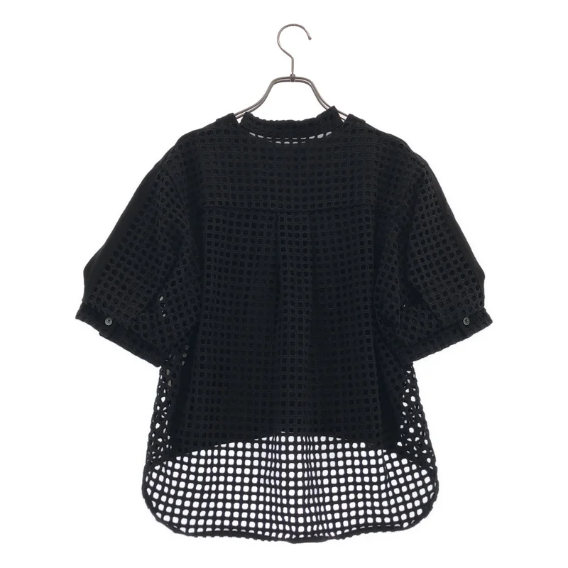 sacai / サカイ | メッシュドッキング プルオーバー 24-07166 | 1 | レディース