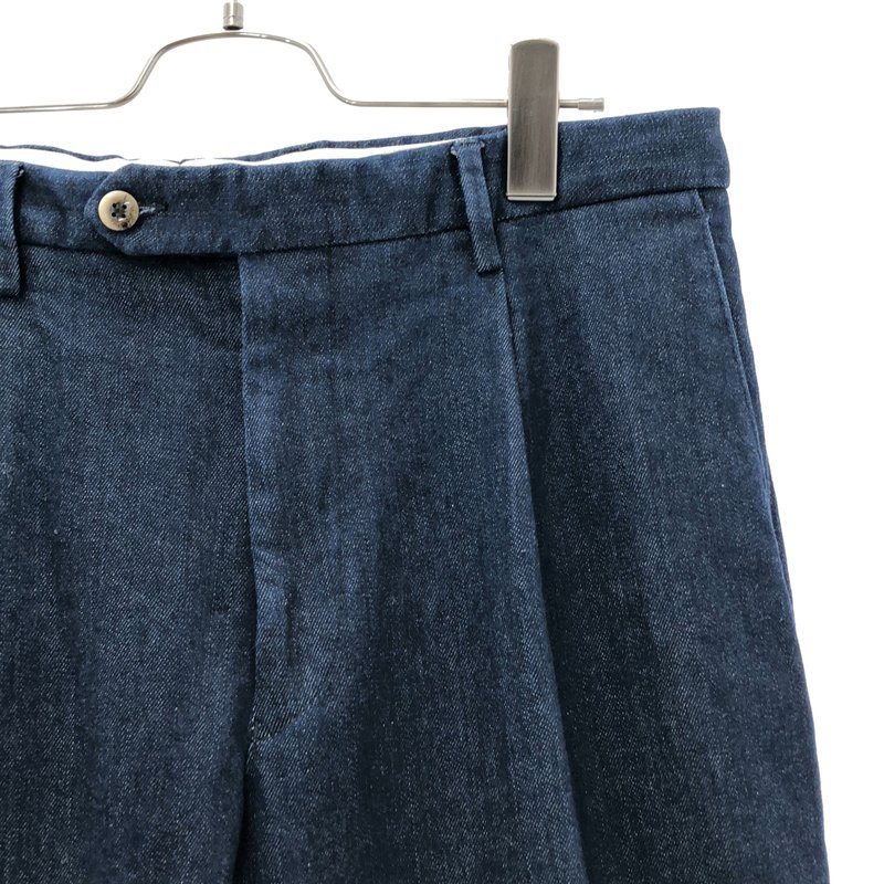 BEAMS F / ビームスエフ | × GERMANO / 別注 ワイドデニムスラックス | 48 | メンズ