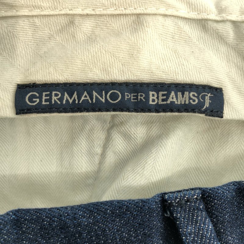BEAMS F / ビームスエフ | × GERMANO / 別注 ワイドデニムスラックス | 48 | メンズ