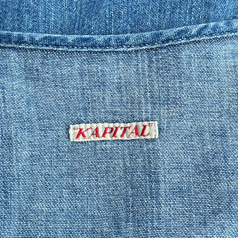 KAPITAL / キャピタル | デニムプルオーバーワンピース | 1 | レディース