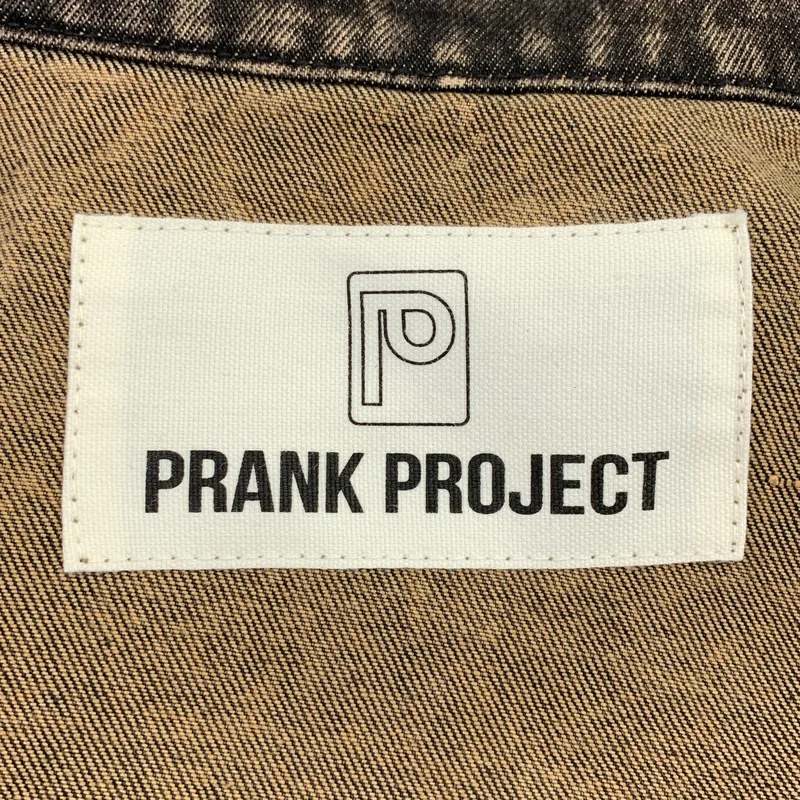 PRANK PROJECT / プランクプロジェクト | 2WAY Denim Over Coat / ブラックデニム オーバー コート | F | レディース