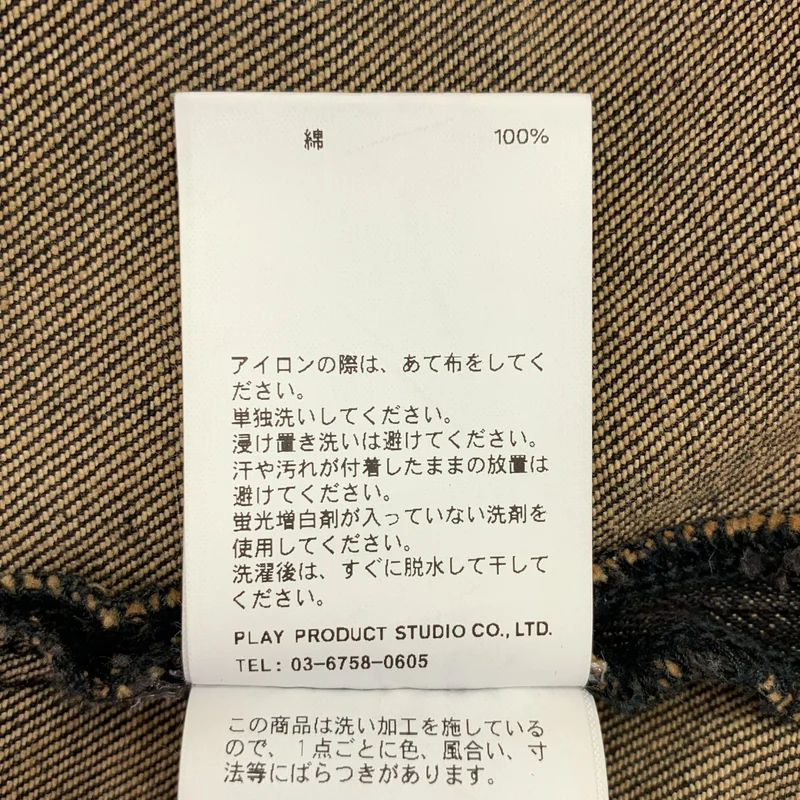 PRANK PROJECT / プランクプロジェクト | 2WAY Denim Over Coat / ブラックデニム オーバー コート | F | レディース