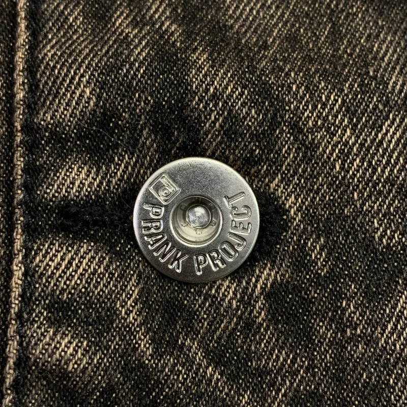 PRANK PROJECT / プランクプロジェクト | 2WAY Denim Over Coat / ブラックデニム オーバー コート | F | レディース