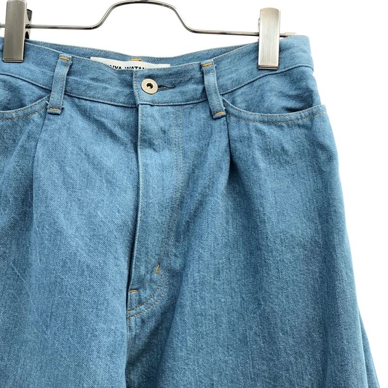 JUNYA WATANABE / ジュンヤワタナベ | 2024SS | デニム タック ワイドパンツ JM-P016 | M | メンズ