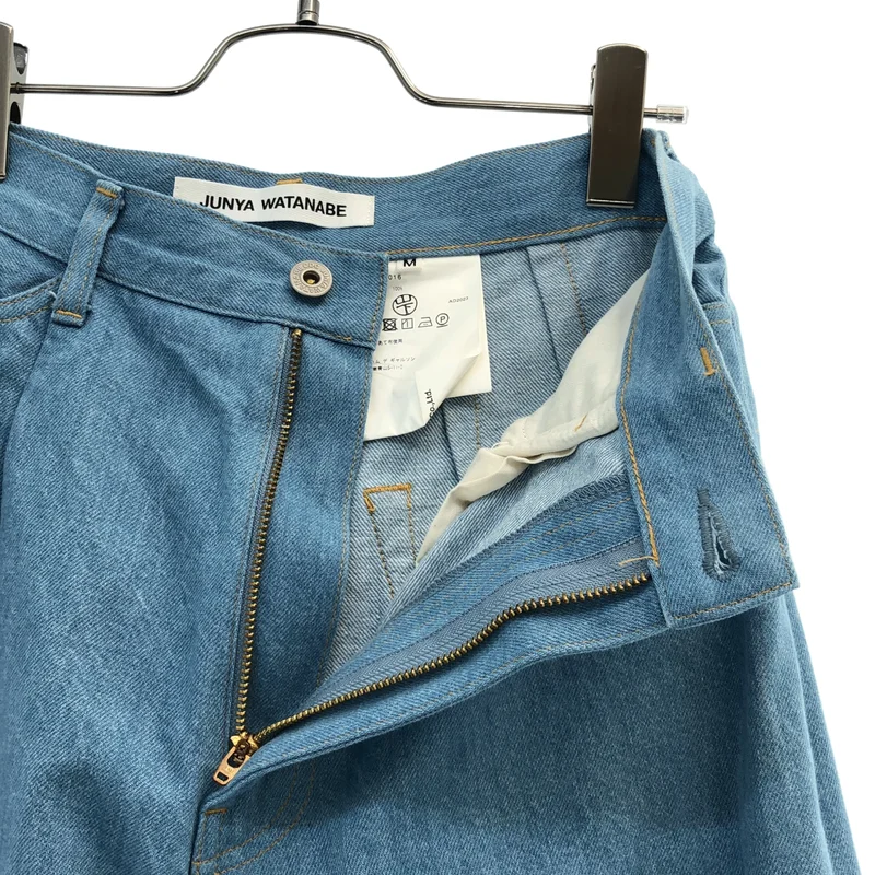 JUNYA WATANABE / ジュンヤワタナベ | 2024SS | デニム タック ワイドパンツ JM-P016 | M | メンズ