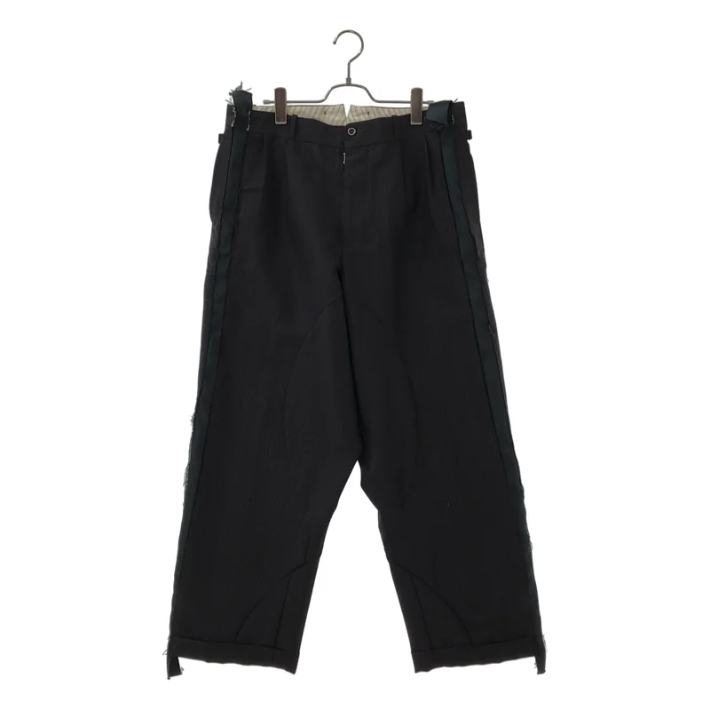 Maison Margiela / メゾンマルジェラ | 2021SS | ウールストライプ サイドラインパンツ | 50 | メンズ