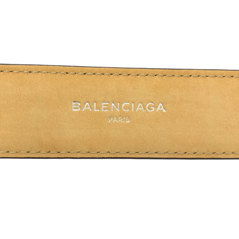 BALENCIAGA / バレンシアガ | スクエアバックル レザーベルト | 85 | その他