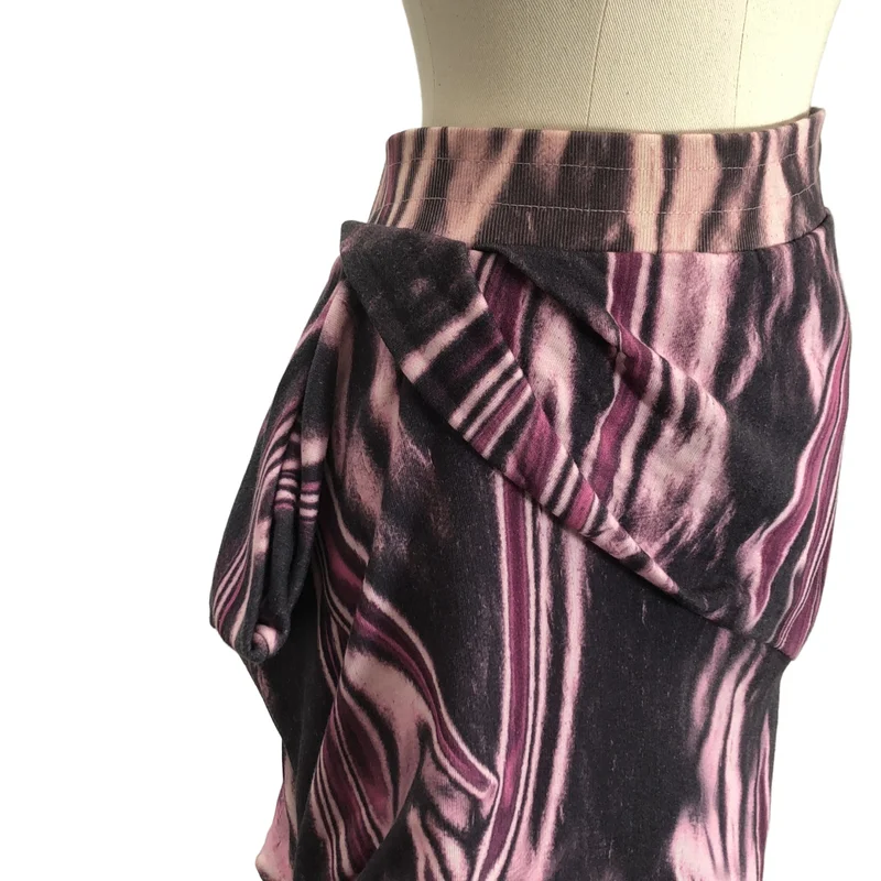 DRIES VAN NOTEN / ドリスヴァンノッテン | プリント スウェット スカート | S | レディース