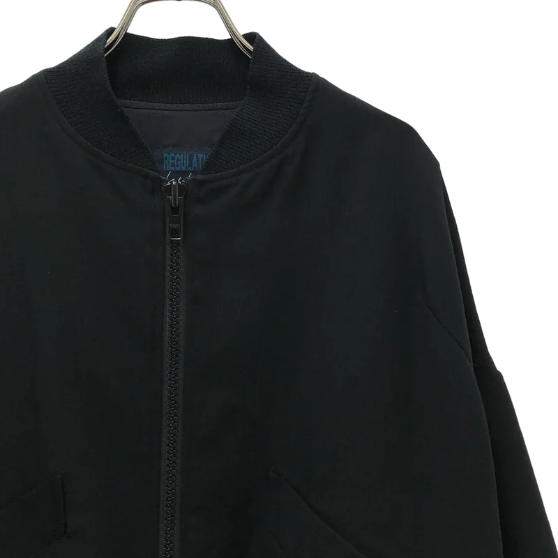 REGULATION Yohji Yamamoto / レギュレーションヨウジヤマモト | 2018AW | ウールギャバ ボンバージャケット | 2 | メンズ