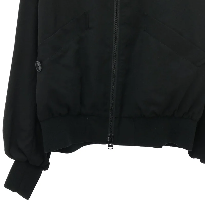 REGULATION Yohji Yamamoto / レギュレーションヨウジヤマモト | 2018AW | ウールギャバ ボンバージャケット | 2 | メンズ