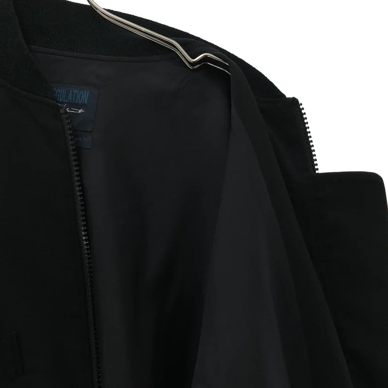 REGULATION Yohji Yamamoto / レギュレーションヨウジヤマモト | 2018AW | ウールギャバ ボンバージャケット | 2 | メンズ