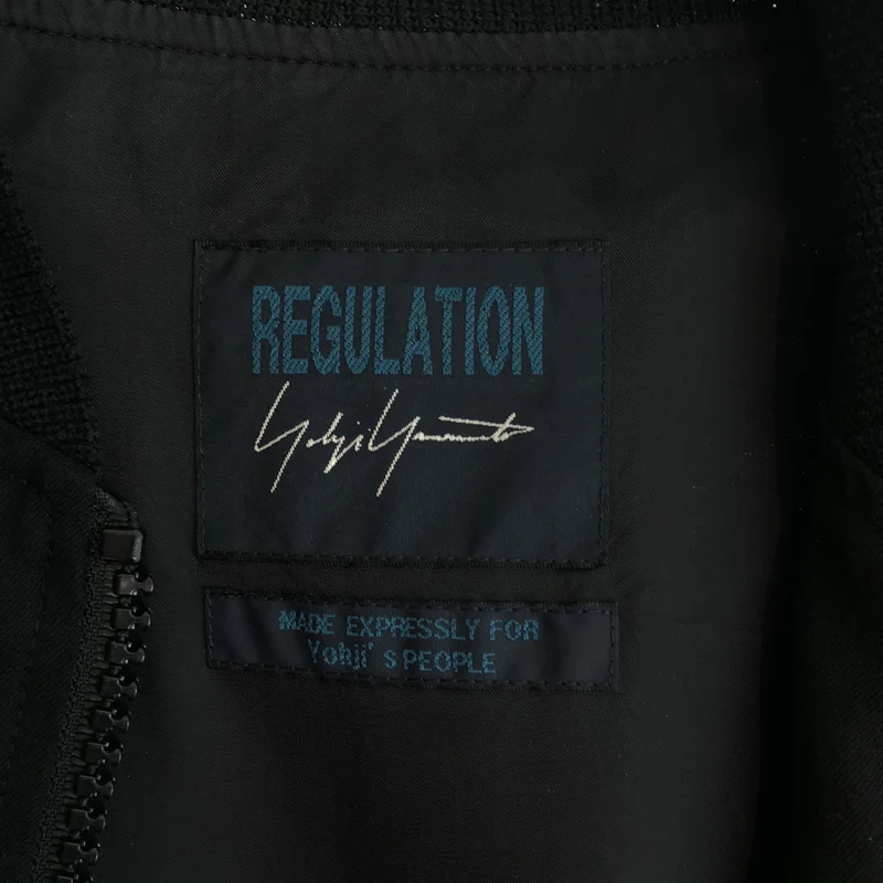 REGULATION Yohji Yamamoto / レギュレーションヨウジヤマモト | 2018AW | ウールギャバ ボンバージャケット | 2 | メンズ