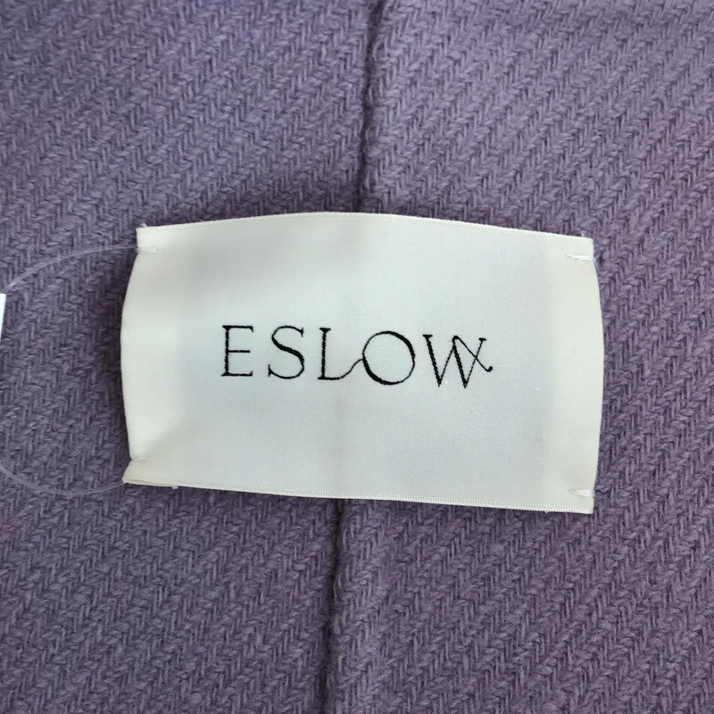 ESLOW / エスロー | ノーカラー ガウンコート |