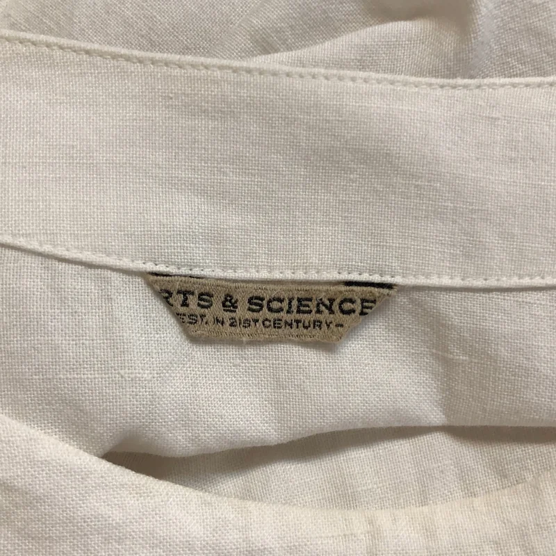ARTS&SCIENCE / アーツアンドサイエンス | コットン リネン 七分袖ワンピース | 1 | レディース
