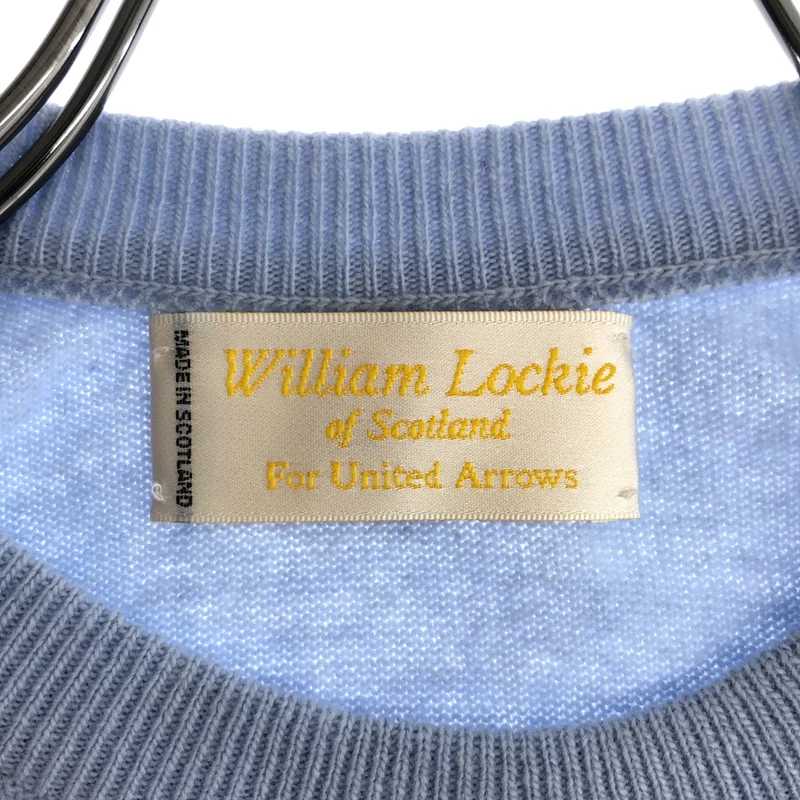 WILLIAM LOCKIE / ウィリアムロッキー | UNITED ARROWS 別注 / サドルショルダー クルーネックニット |