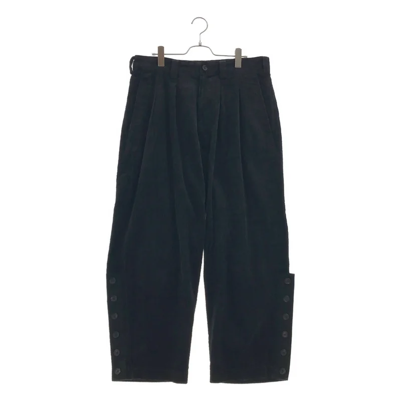 S'YTE YOHJI YAMAMOTO / サイトヨウジヤマモト | 2020AW | サイドボタン コーデュロイ タックパンツ | 3 | メンズ
