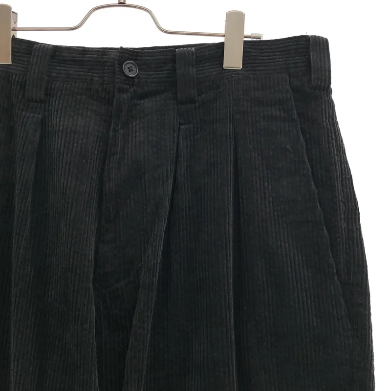 S'YTE YOHJI YAMAMOTO / サイトヨウジヤマモト | 2020AW | サイドボタン コーデュロイ タックパンツ | 3 | メンズ