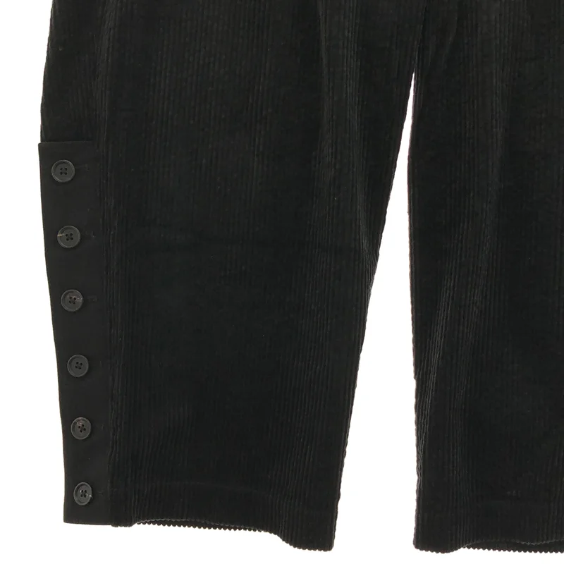 S'YTE YOHJI YAMAMOTO / サイトヨウジヤマモト | 2020AW | サイドボタン コーデュロイ タックパンツ | 3 | メンズ