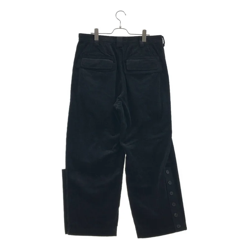 S'YTE YOHJI YAMAMOTO / サイトヨウジヤマモト | 2020AW | サイドボタン コーデュロイ タックパンツ | 3 | メンズ
