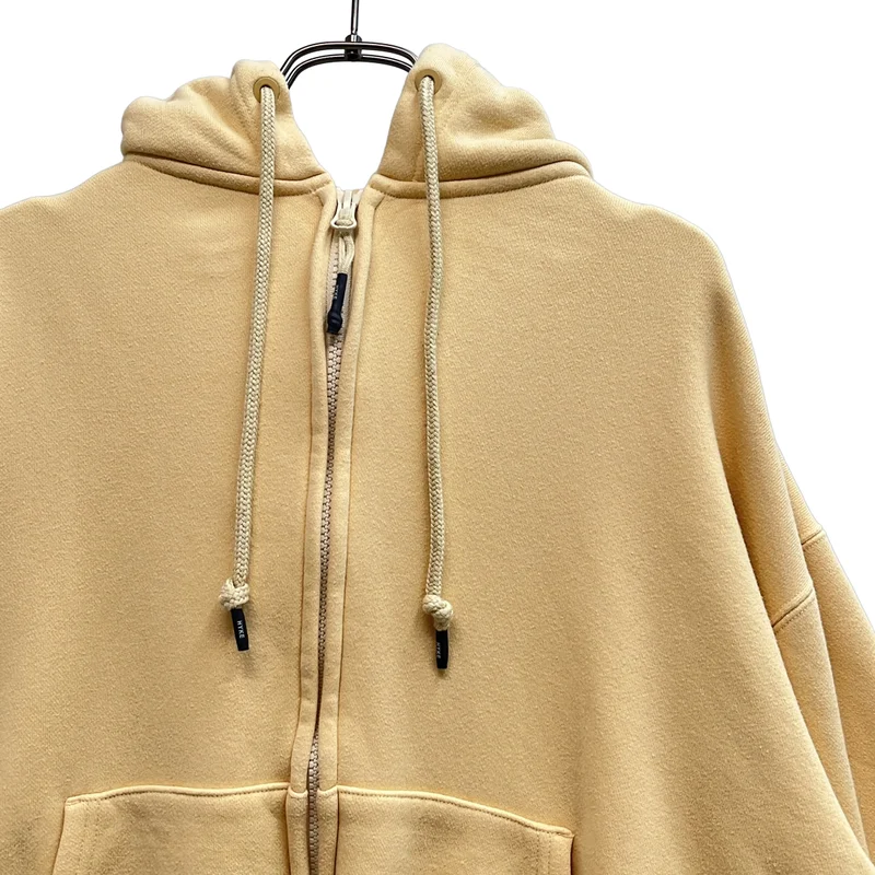 HYKE / ハイク | コットン ロゴ ジップ スウェット フーディ | 3 | レディース