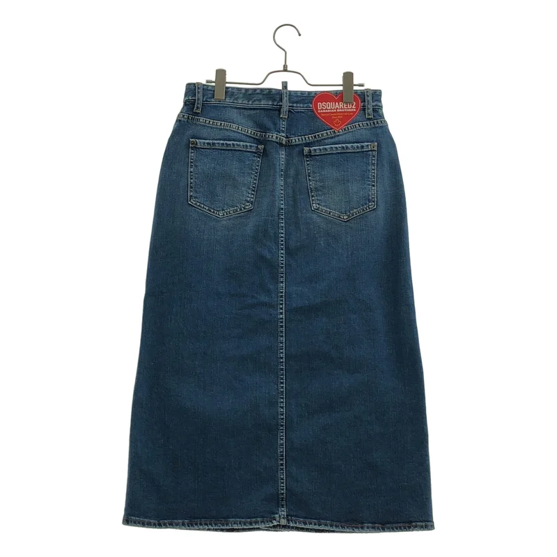 DSQUARED2 / ディースクエアード | ダメージ加工 デニムスカート | 42 | レディース