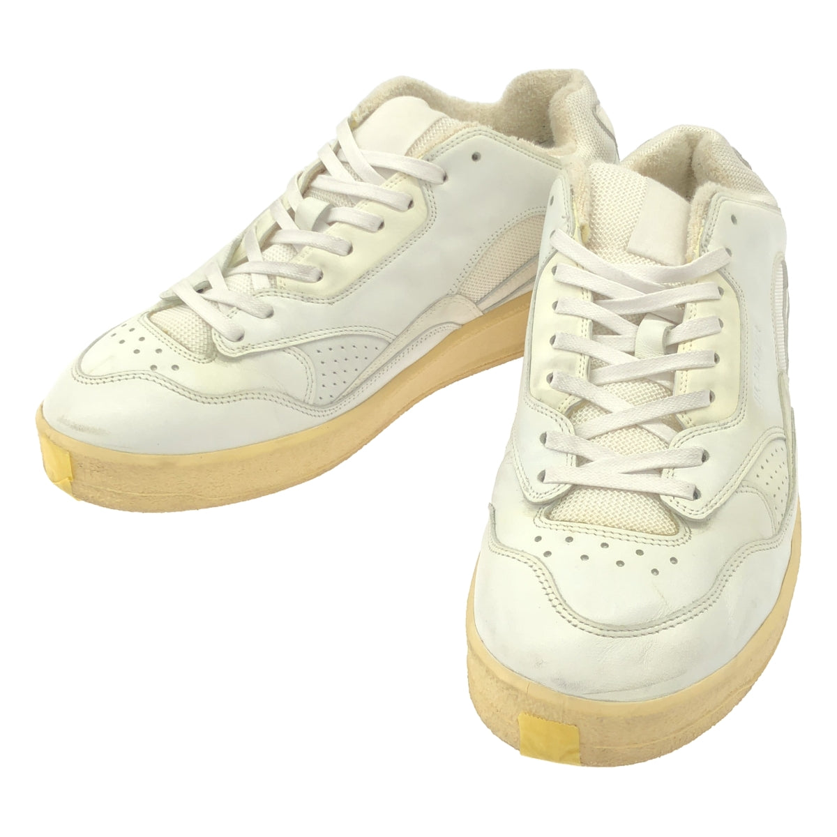 JIL SANDER / ジルサンダー | レザー ローカットスニーカー | 42