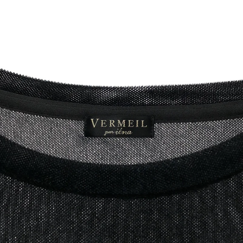 VERMEIL par iena / ヴェルメイユパーイエナ | ベロアメッシュプルオーバー |