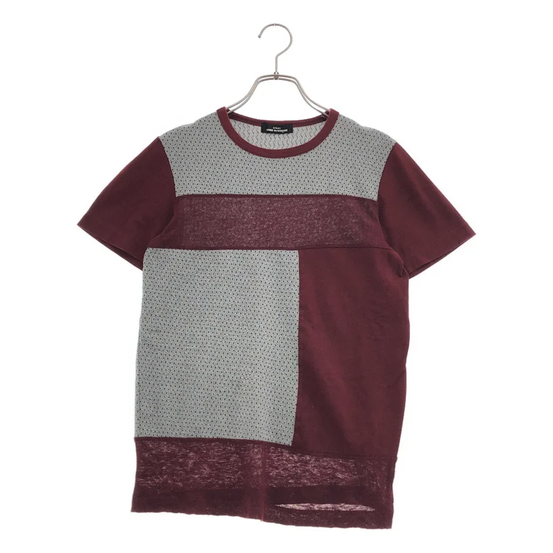 tricot COMME des GARCONS / トリココムデギャルソン | 1999AW | 製品染め 異素材 ドット クルーネックカットソー |