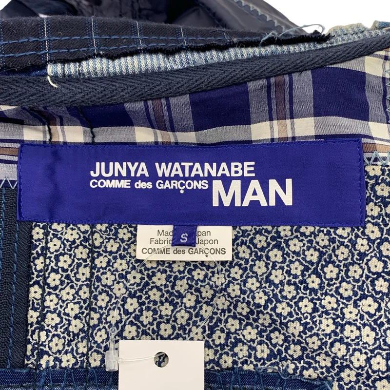 JUNYAWATANABE COMMEdesGARCONS MAN / ジュンヤワタナベマン | 2015SS | パッチワーク フーデッドジャケット | S | メンズ