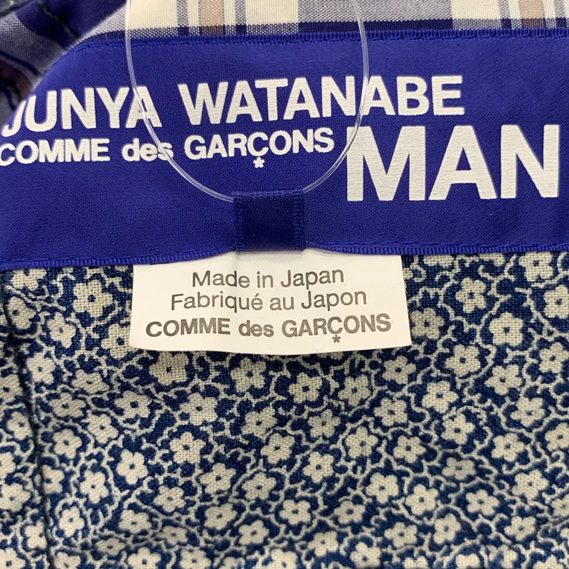 JUNYAWATANABE COMMEdesGARCONS MAN / ジュンヤワタナベマン | 2015SS | パッチワーク フーデッドジャケット | S | メンズ