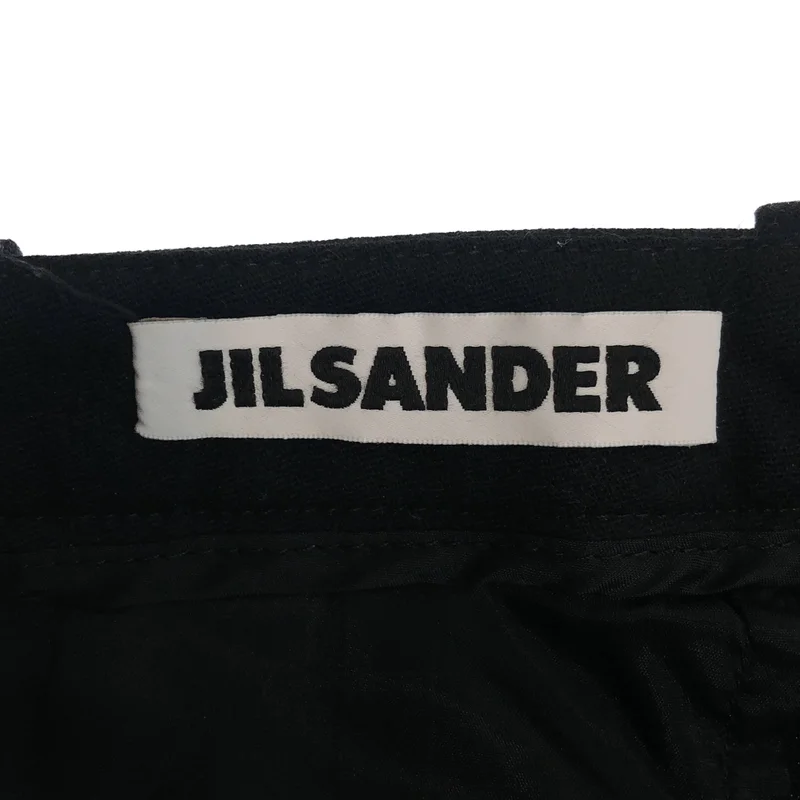 JIL SANDER / ジルサンダー | ウールストレッチ スラックス 20112W01442 | 32 | レディース
