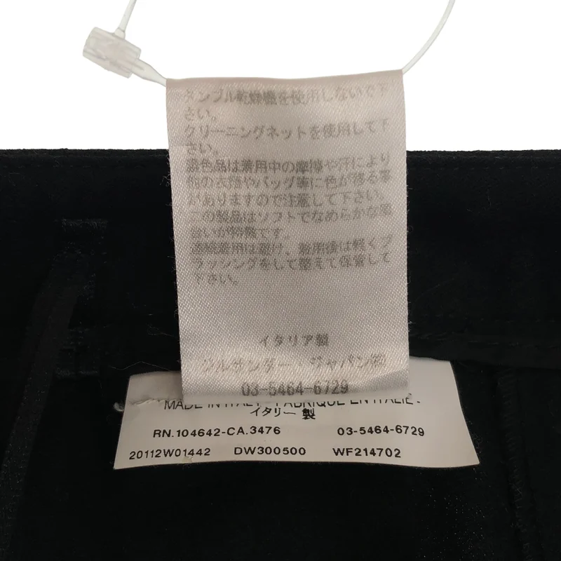 JIL SANDER / ジルサンダー | ウールストレッチ スラックス 20112W01442 | 32 | レディース