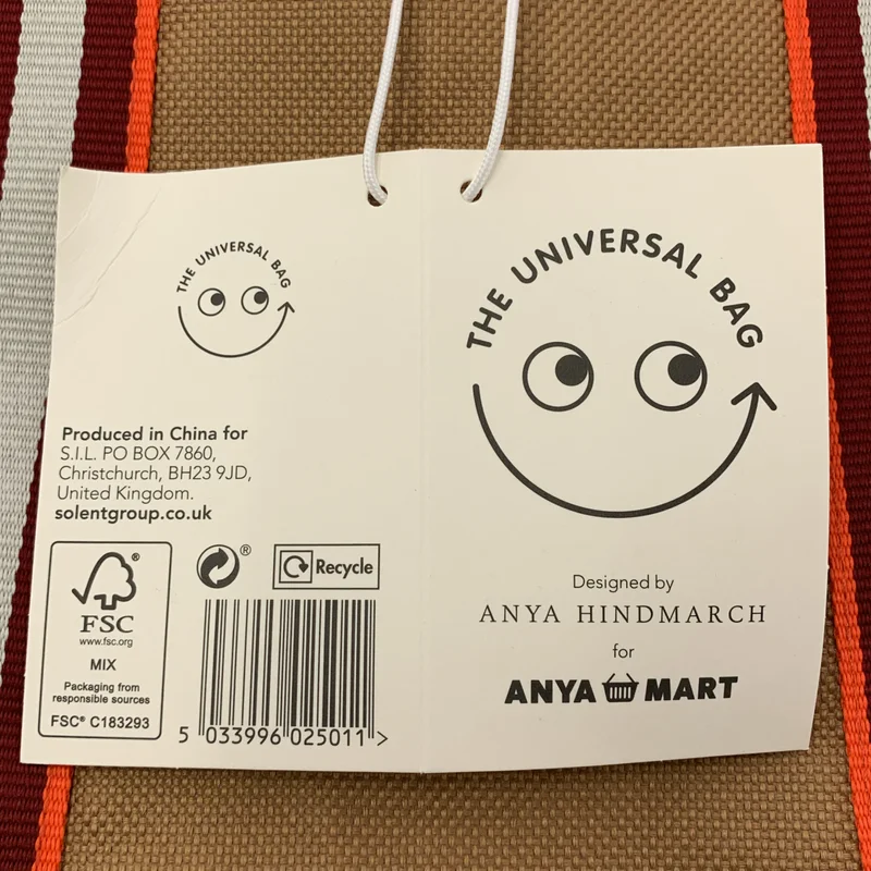 ANYA HINDMARCH / アニヤハインドマーチ | × Ron Herman エコ ハンドバッグ |