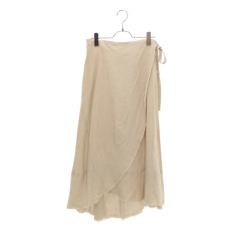 tricot COMME des GARCONS / トリココムデギャルソン | 2003SS | リネン 断ち切り ラップスカート | M | レディース