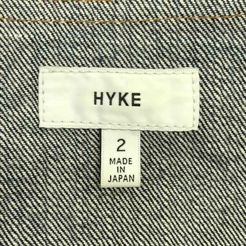 HYKE / ハイク | ノーカラー デニムジャケット | 2 | レディース