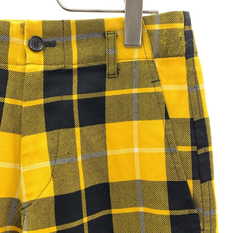 COMME des GARCONS COMME des GARCONS / コムコム | タータンチェック ワイド スラックス パンツ | M | レディース