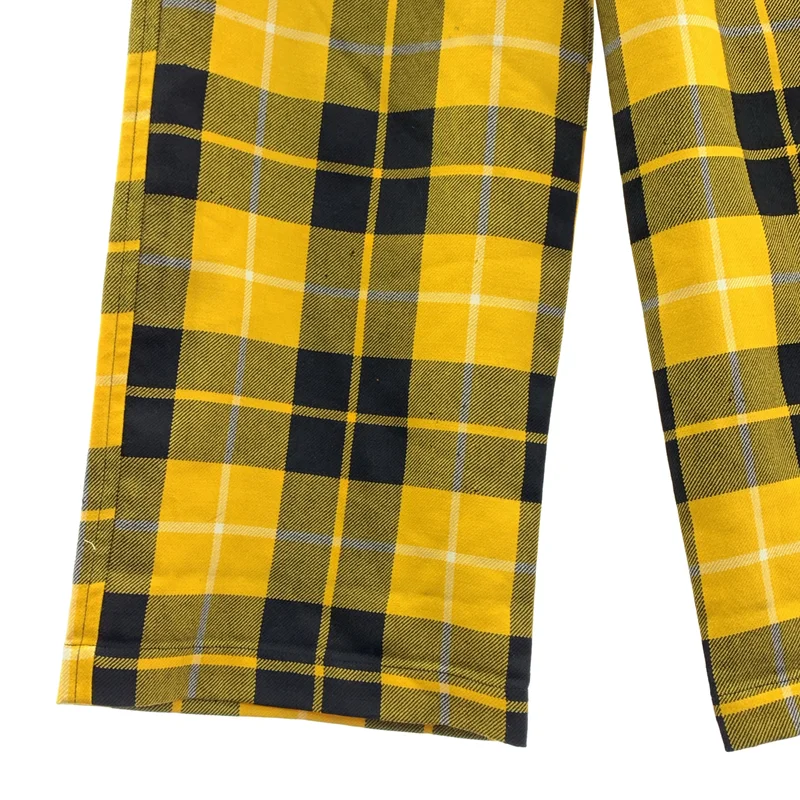 COMME des GARCONS COMME des GARCONS / コムコム | タータンチェック ワイド スラックス パンツ | M | レディース