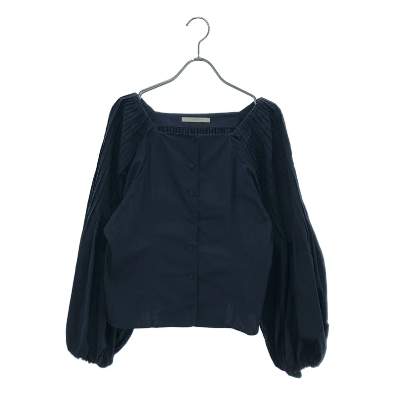ne Quittez pas / ヌキテパ | Poplin Tuck Sleeve Top ピンタック シャツ |